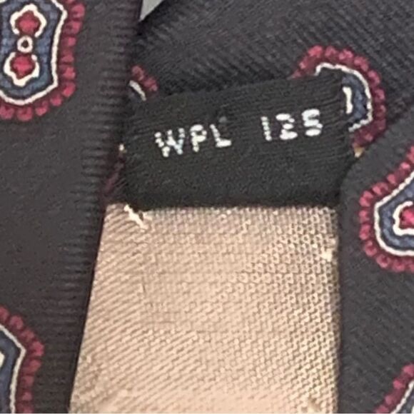 2for25 Christian Dior Silk Vintage Men Tie Black Geometric Luxury Retro Designer - Picture 10 of 11